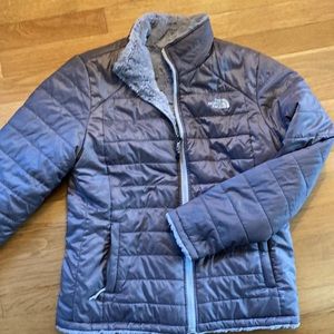 Gunmetal gray north face reversible ski jacket excellent condition size medium
